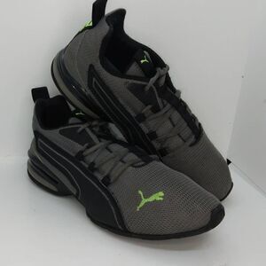 PUMA Axelion NXT Men's Pre-owned Gray & Black Casual Sneakers - sz. 9